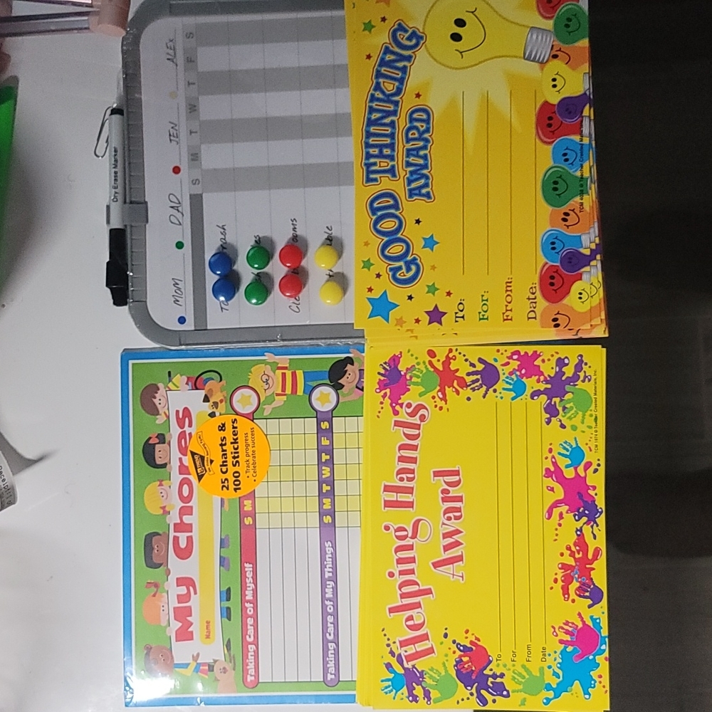 Chore Charts and Award Cards